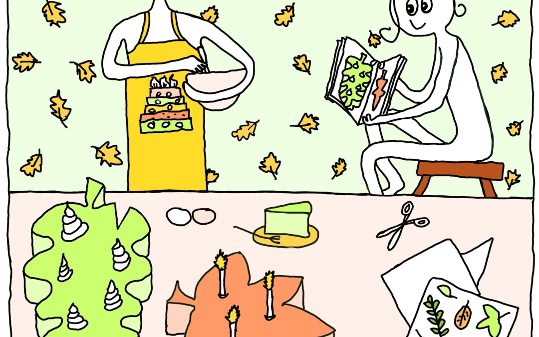 Na een leuke workshop ecoprinten zit ik nu met een aantal grote vellen met mooie prints. Ik vraag me af: wat doe ik ermee?